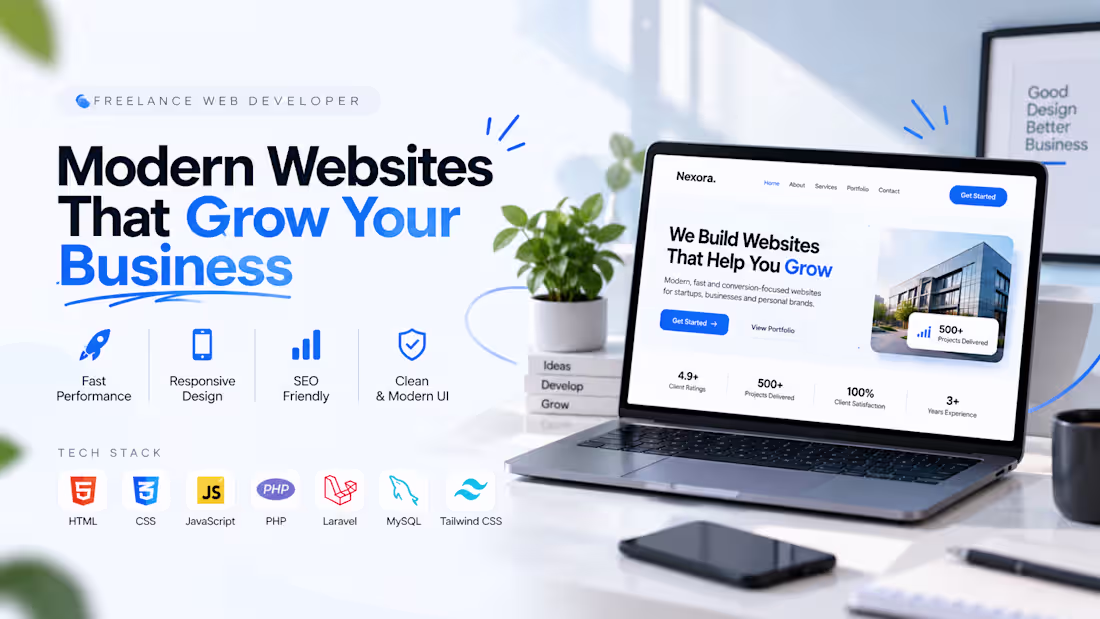 Cover image for Modern Websites & Web Development