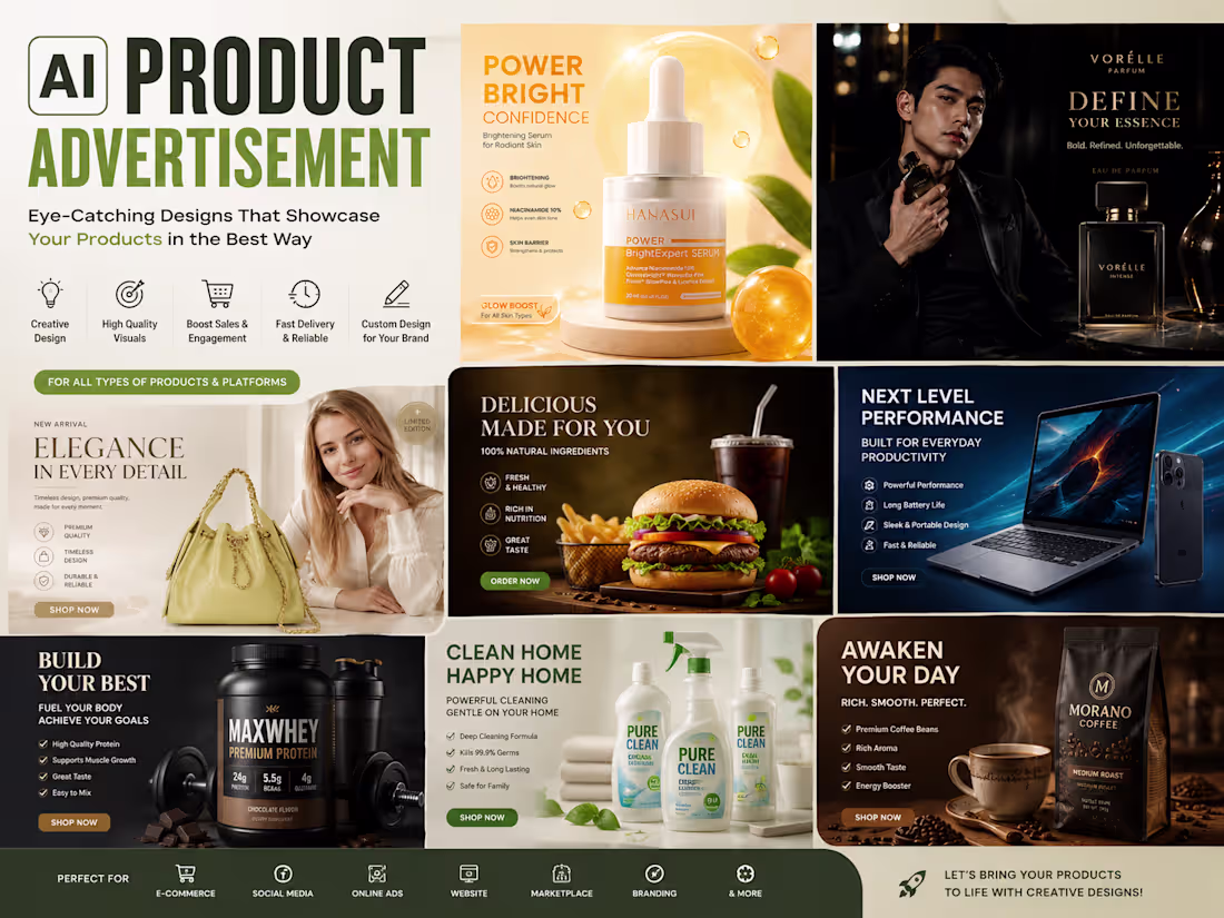 Cover image for Custom Product Advertisement Design