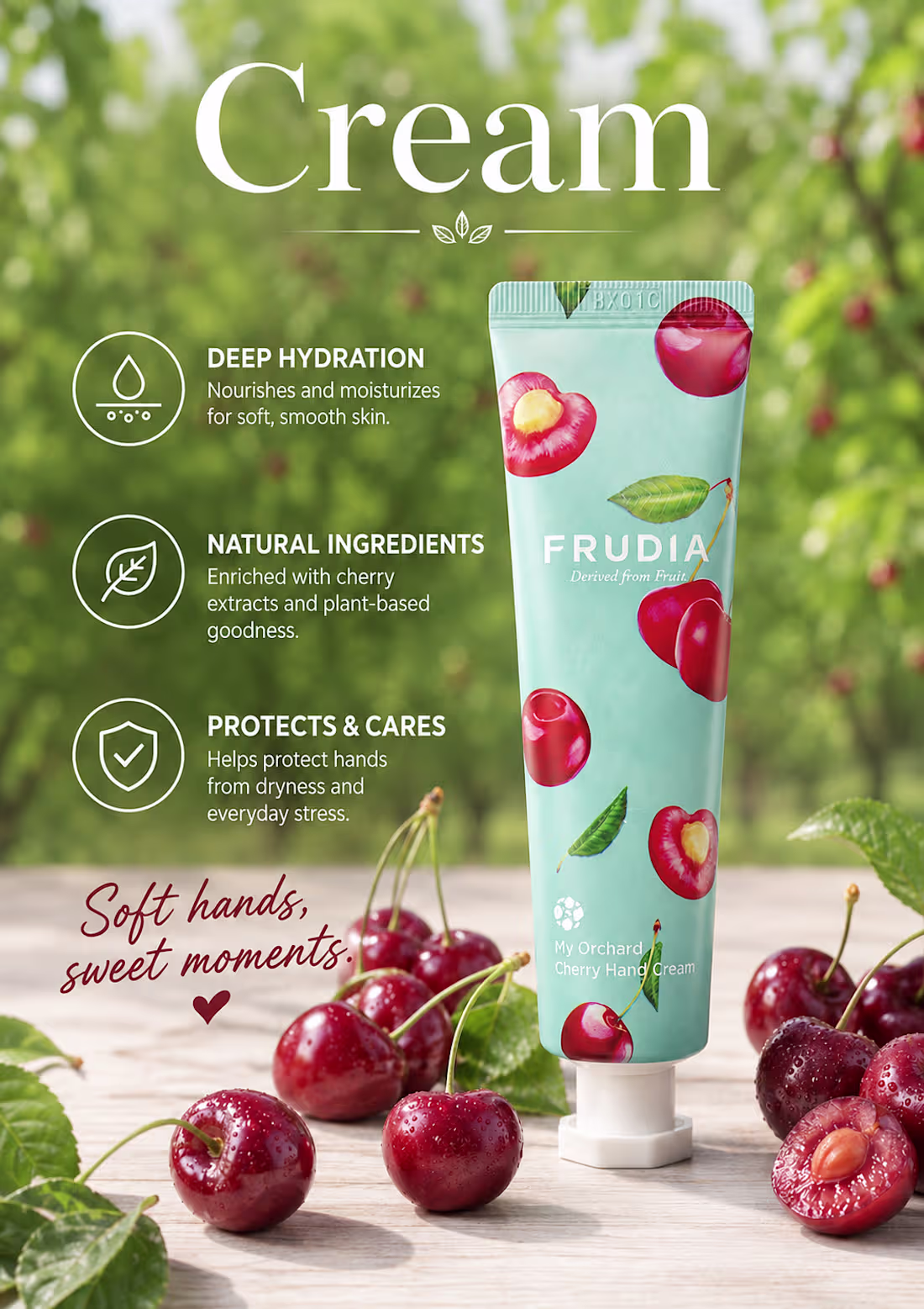 Cover image for Frudia Cherry Hand Cream