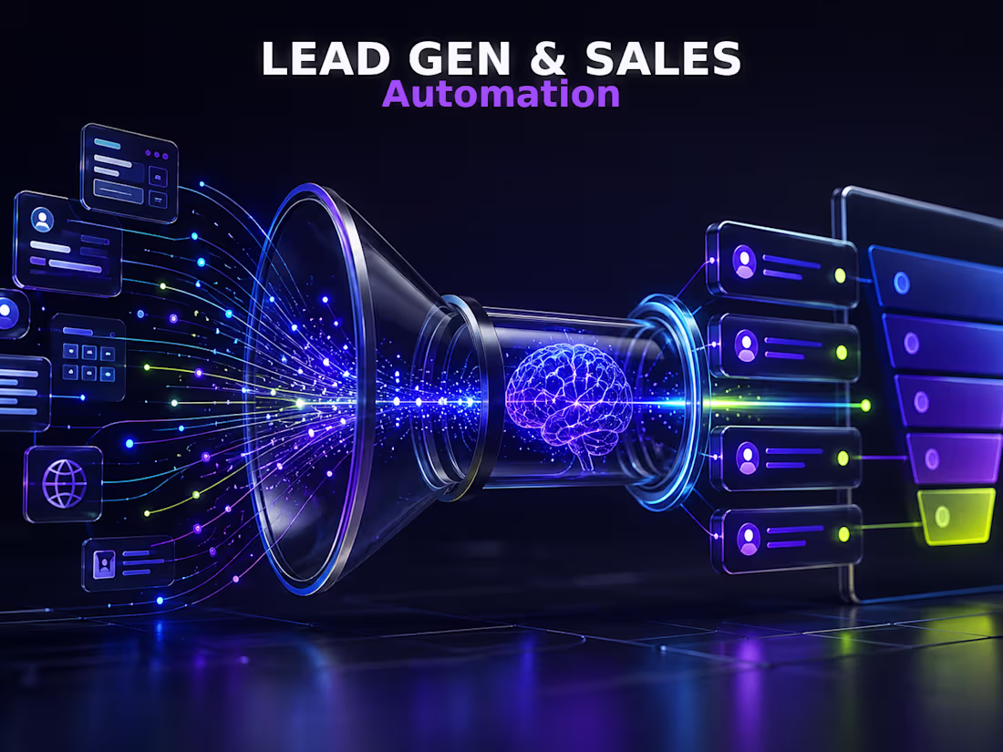 Cover image for B2B Lead-to-CRM Automation System