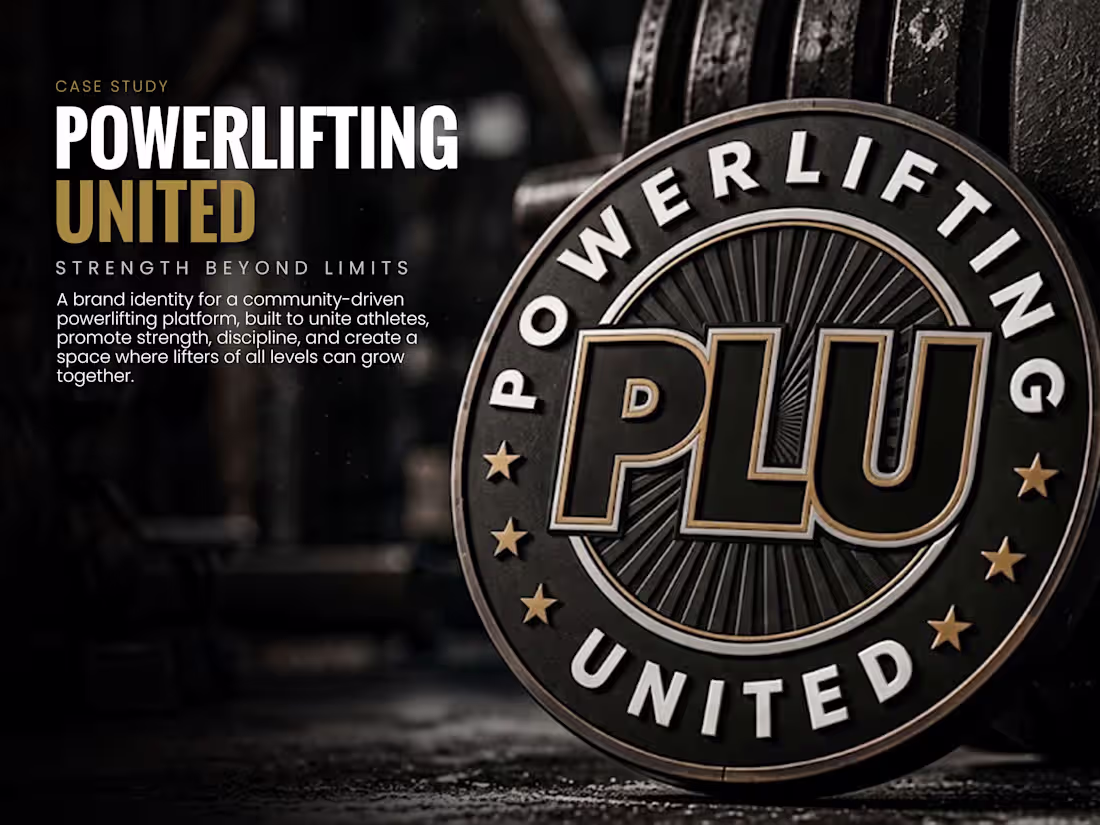 Cover image for Powerlifting United — Logo &