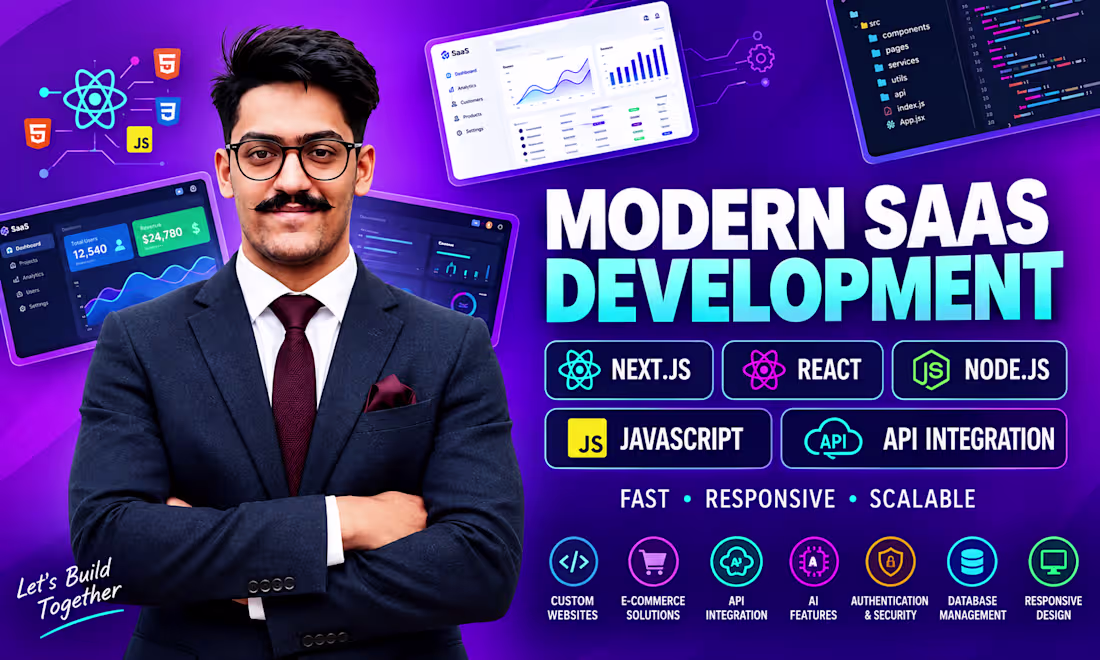Cover image for SaaS Web App Development