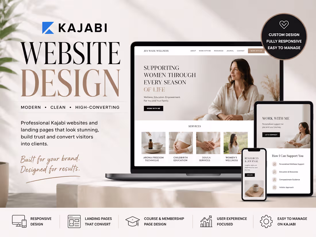 Cover image for Professional Kajabi Website