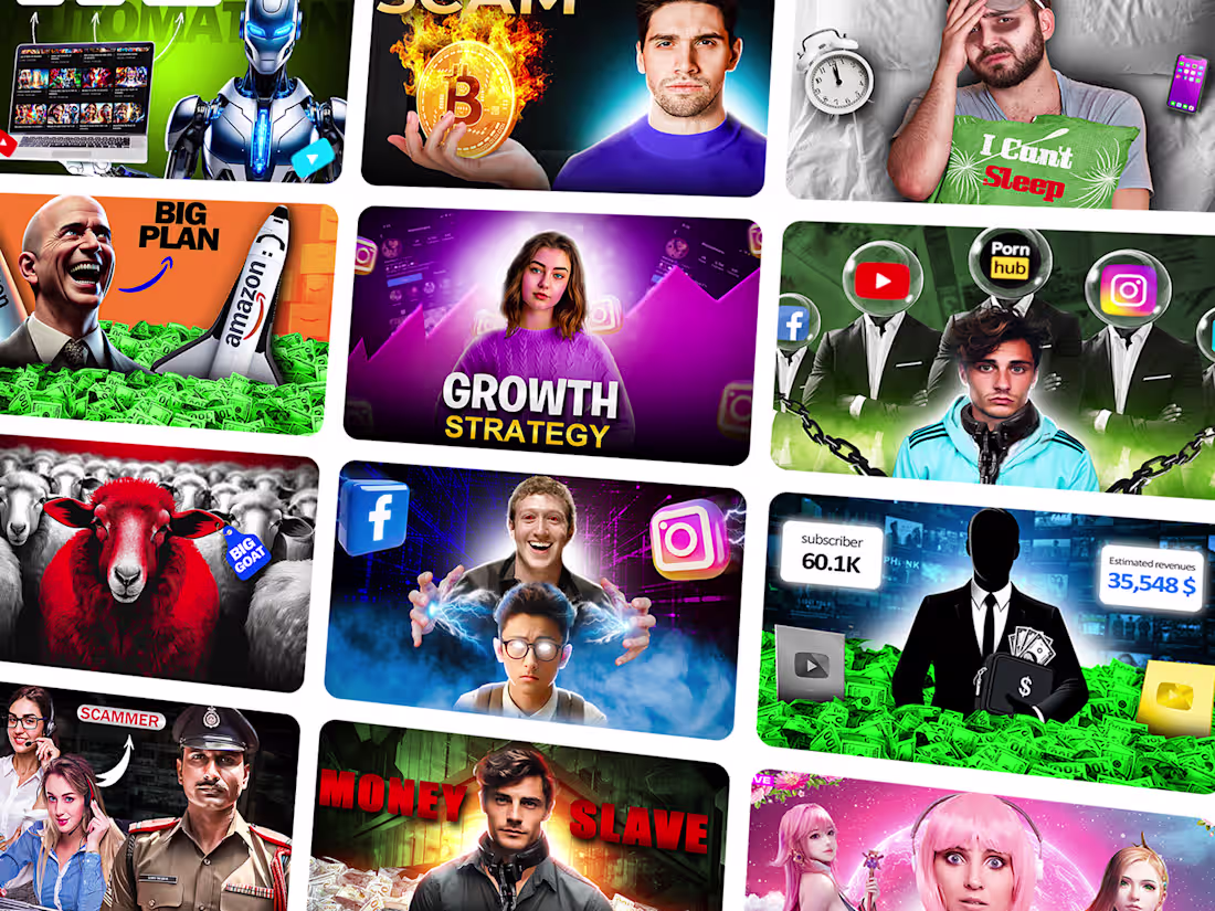 Cover image for I will create engaging thumbnails for youtube or instagram 