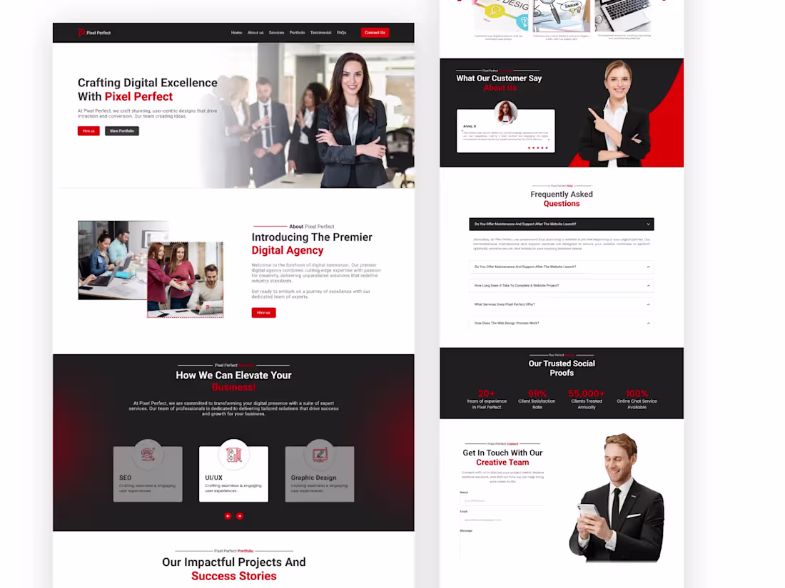 Cover image for Digital Agency Landing Page Design
I