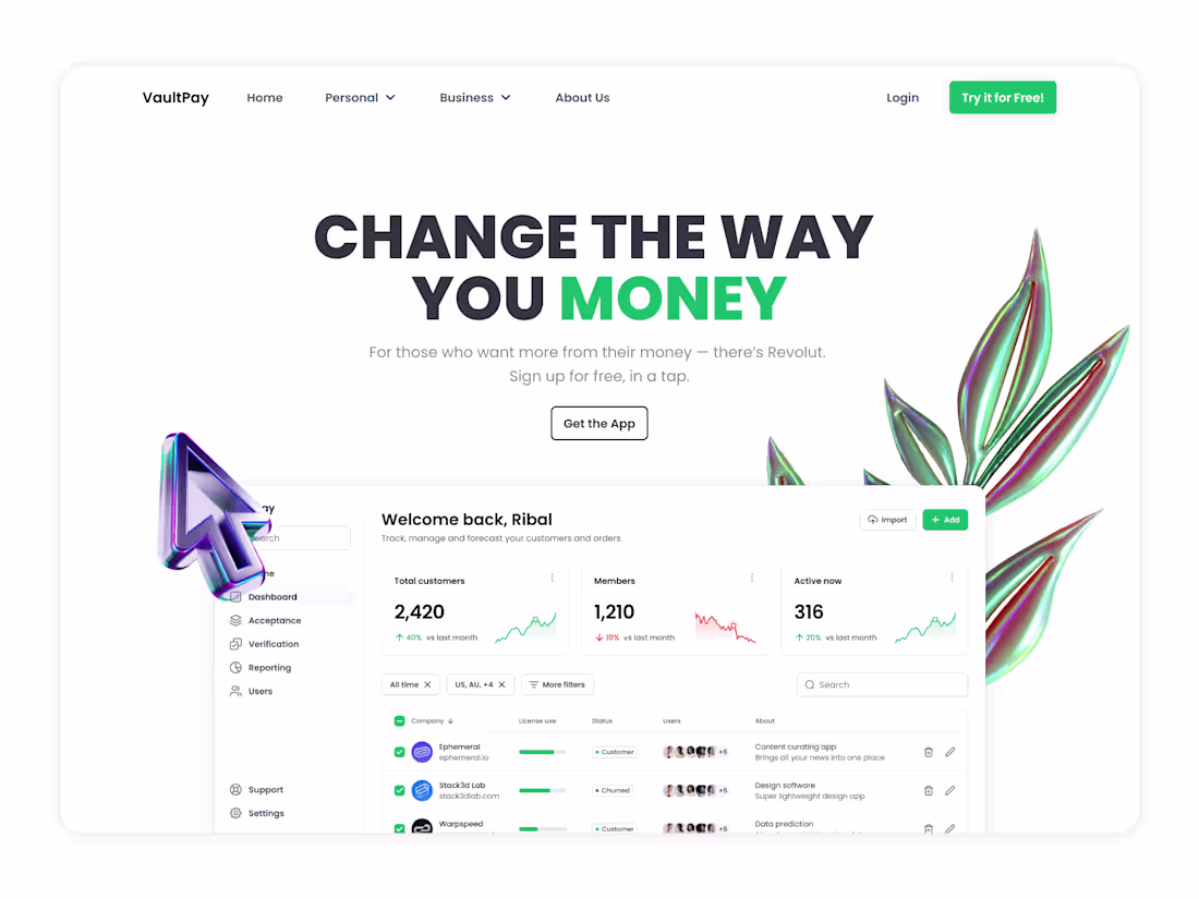 Cover image for Website And Landing Page Design