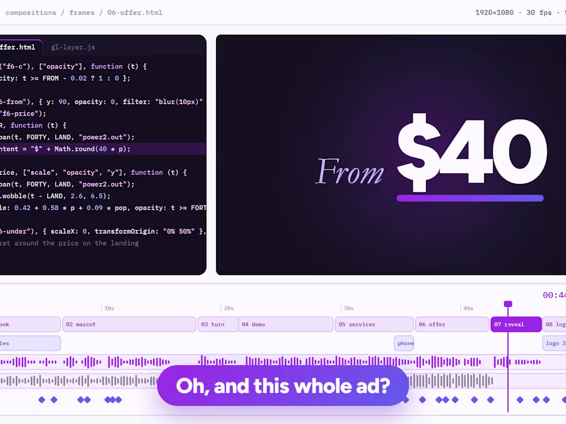 Cover image for SaaS launch ad with a