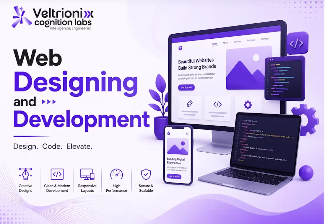Cover image for Web Designing & Development.