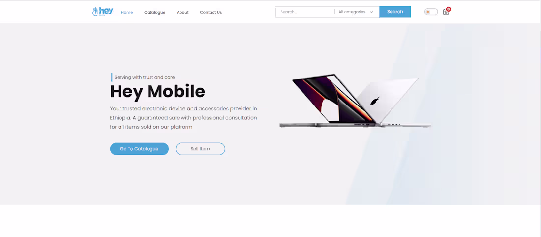 Cover image for Responsive Website Development for E-commerce Store