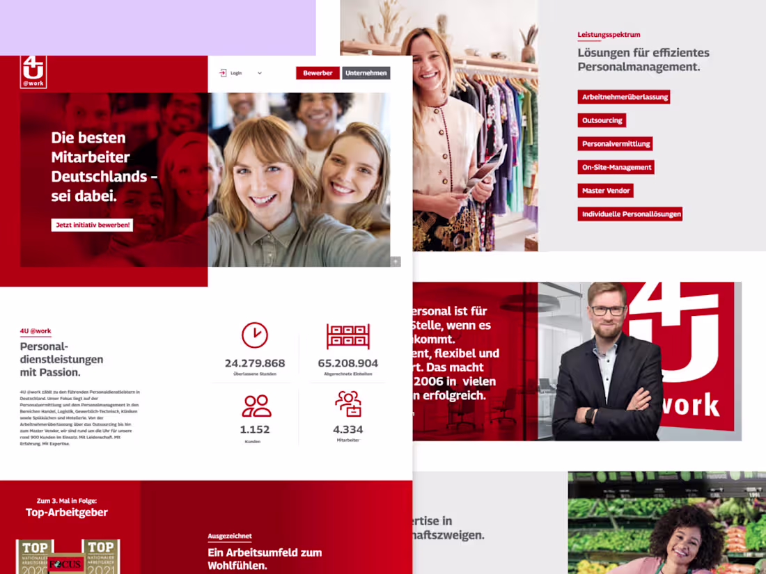 Cover image for 4u@work - Web Development