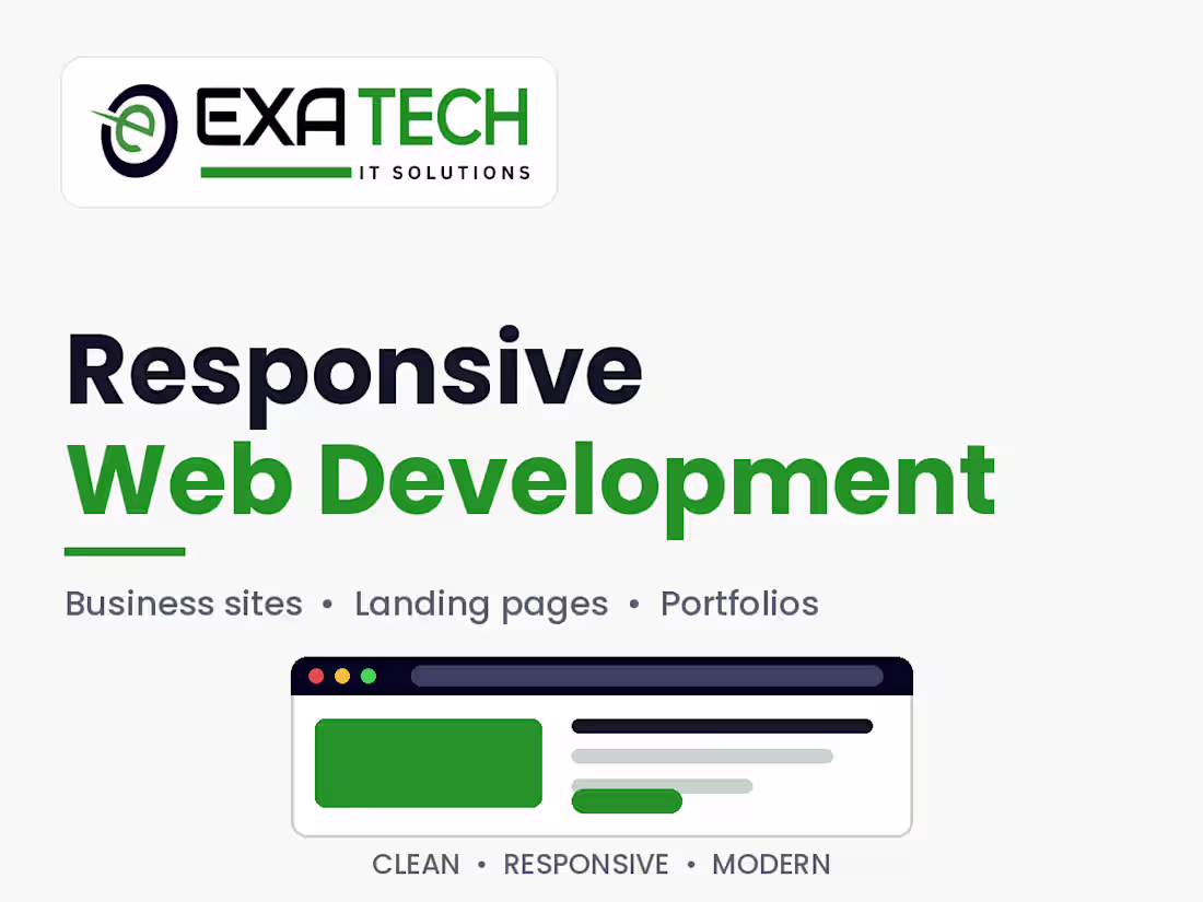 Cover image for Responsive Website Design & Development for Your Business