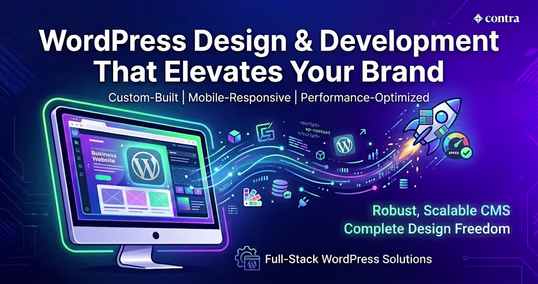 Cover image for WordPress Website Design & Development