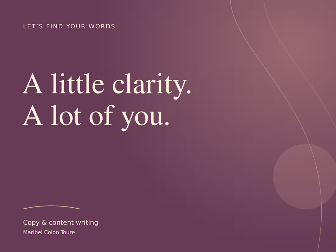 Cover image for Content & Copywriting | Articles, Emails & Brand Messaging