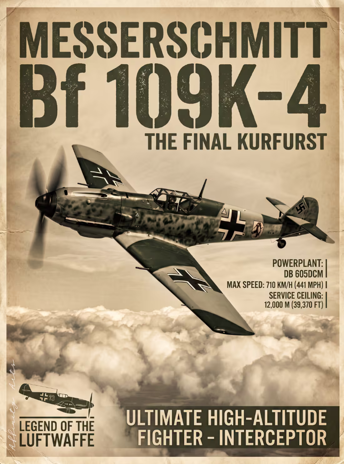 Cover image for "Bf 109K-4: The Final Kurfurst"