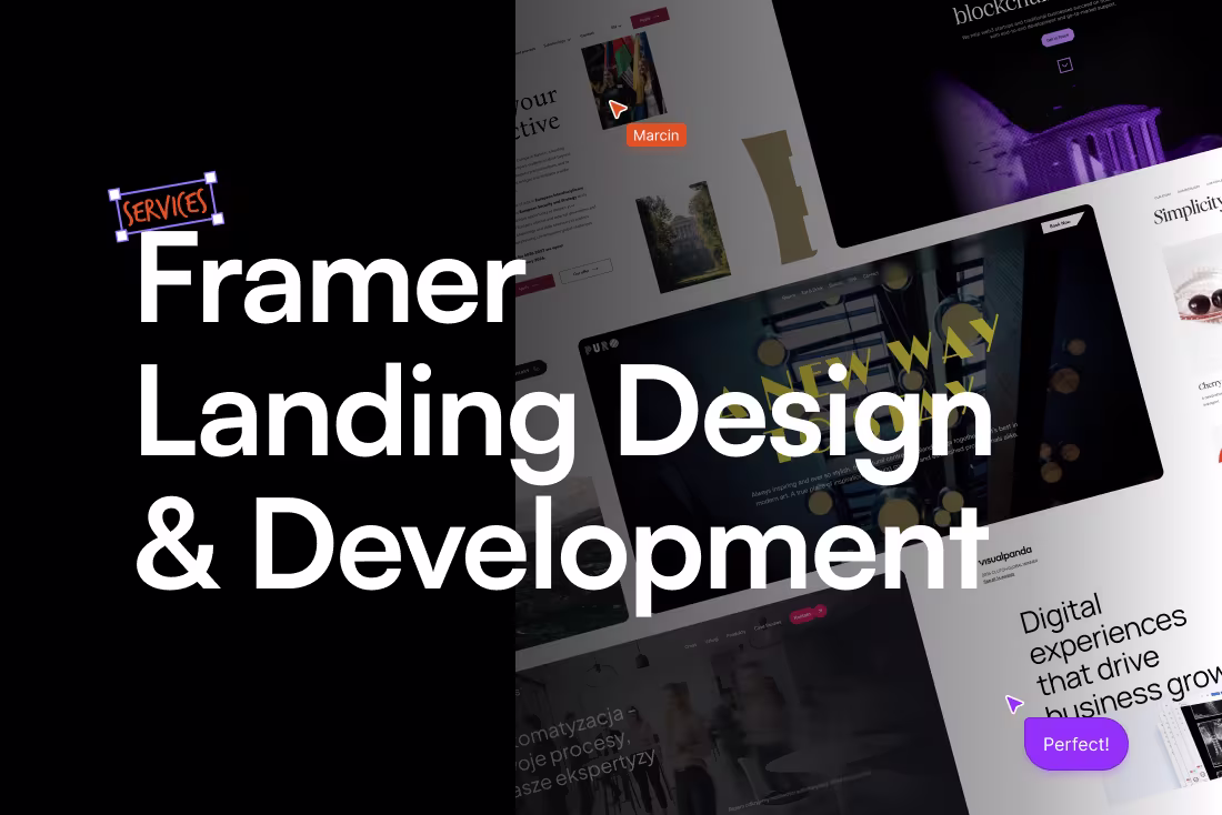 Cover image for Framer Landingpage Design & Development