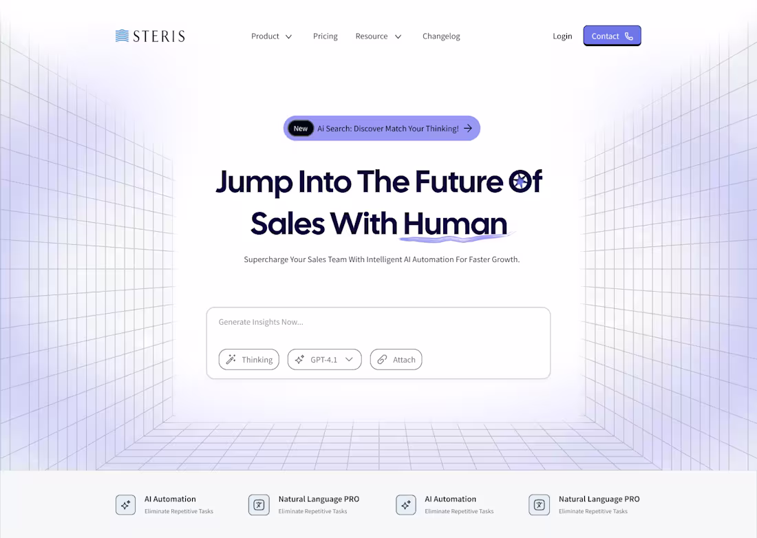 Cover image for WEBSITE AUTOMATION LANDING PAGE HERO