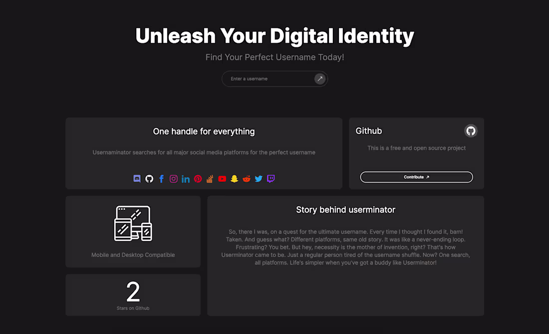 Cover image for Userminator