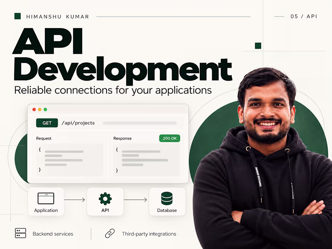 Cover image for Backend & API Development (Python FastAPI / Node.js)