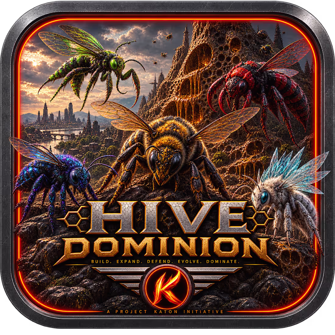 Cover image for Hive Dominion: Multiplayer Browser Strategy Game