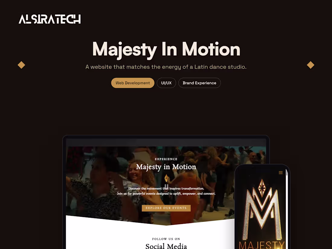 Cover image for Majesty In Motion Website Case Study