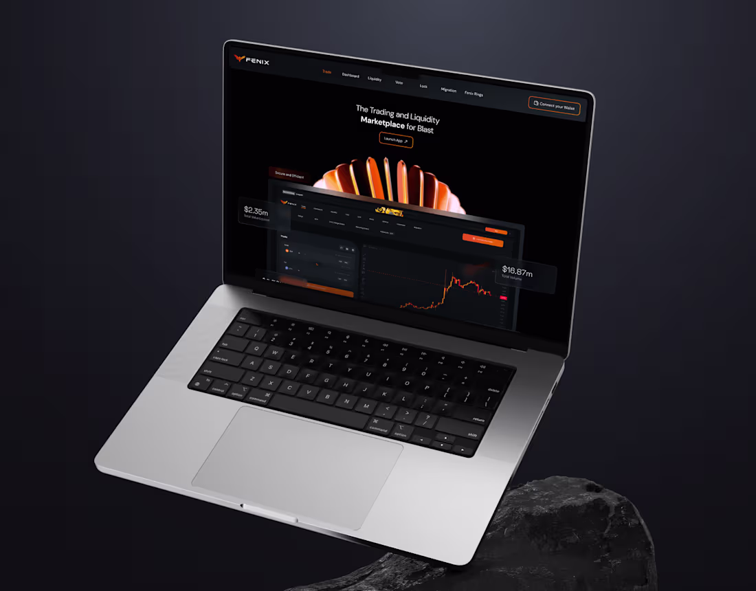 Cover image for Fenix Finance - Branding, Website and Product 