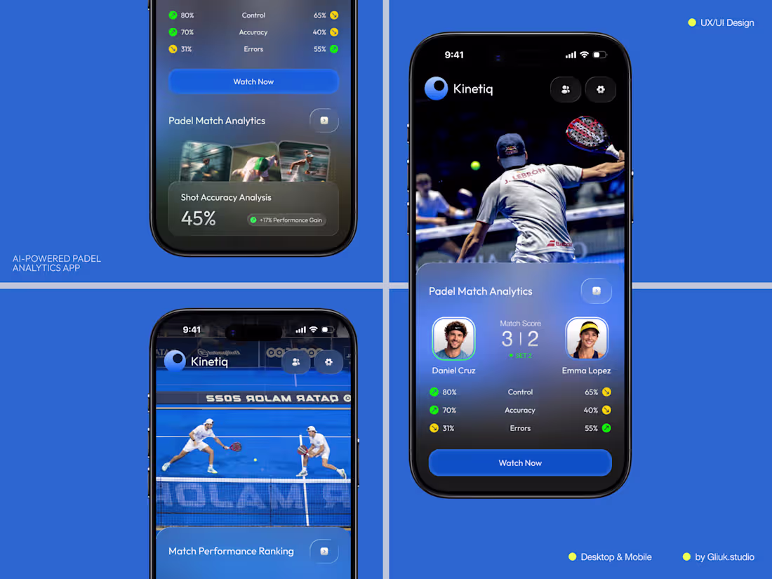 Cover image for Kinetiq | AI-Powered Padel Match