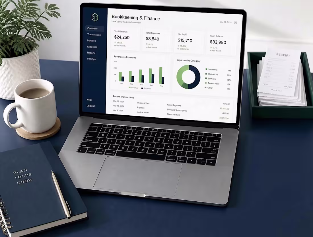 Cover image for Monthly Bookkeeping, Reconciliation & Financial Reporting