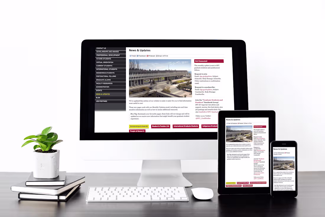Cover image for University Blog Redesign