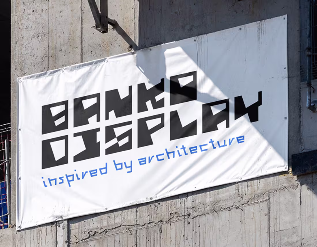 Cover image for Banko Display Font Showcase :: Behance
