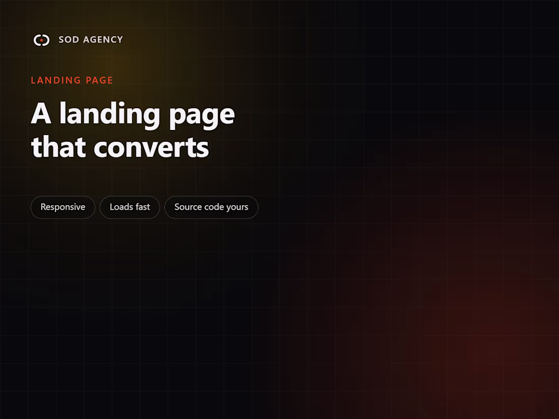 Cover image for Landing page, designed and coded on Next.js