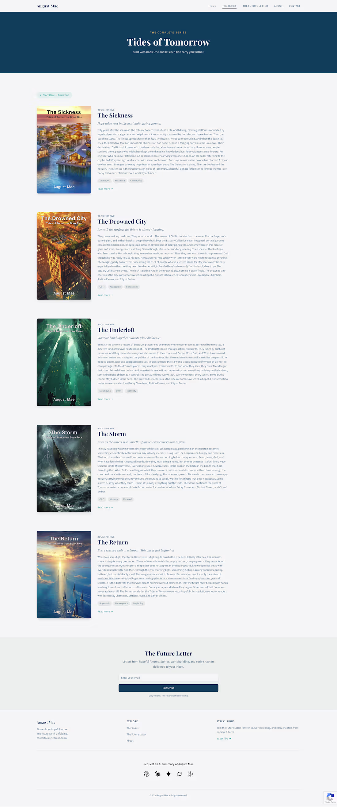 Cover image for Indie Author Website on a