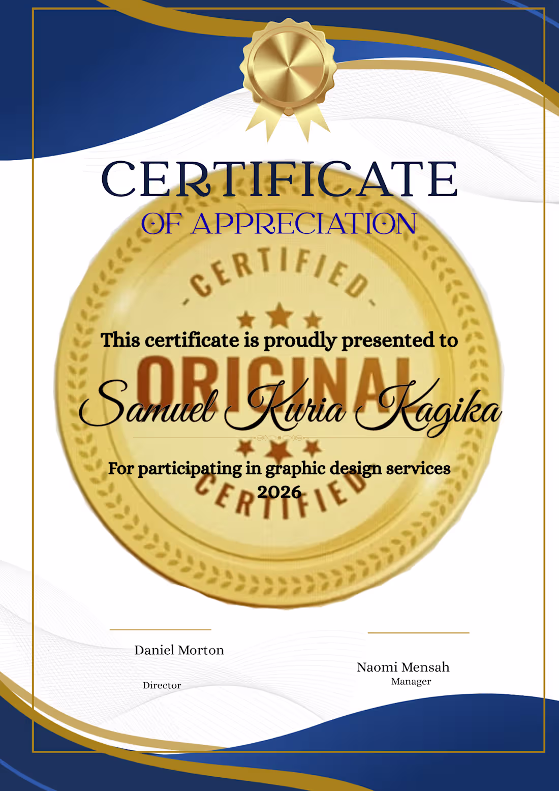 Cover image for MODERN CERTIFICATE