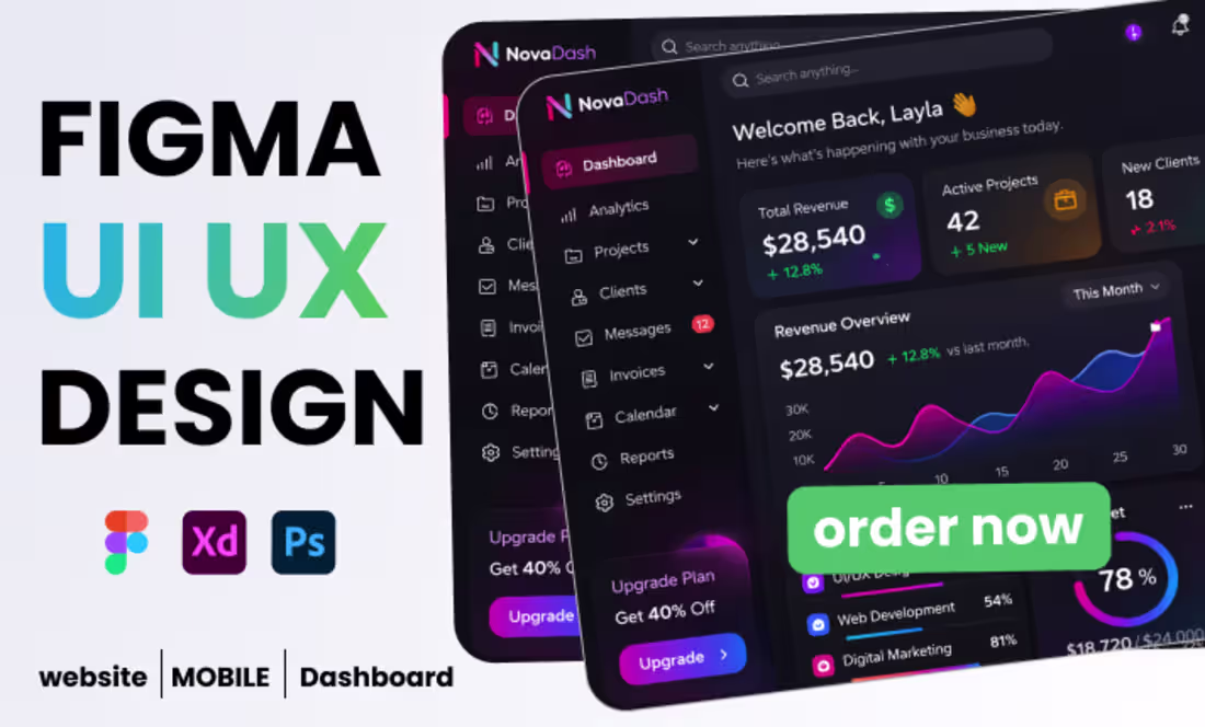 Cover image for dashboard design
