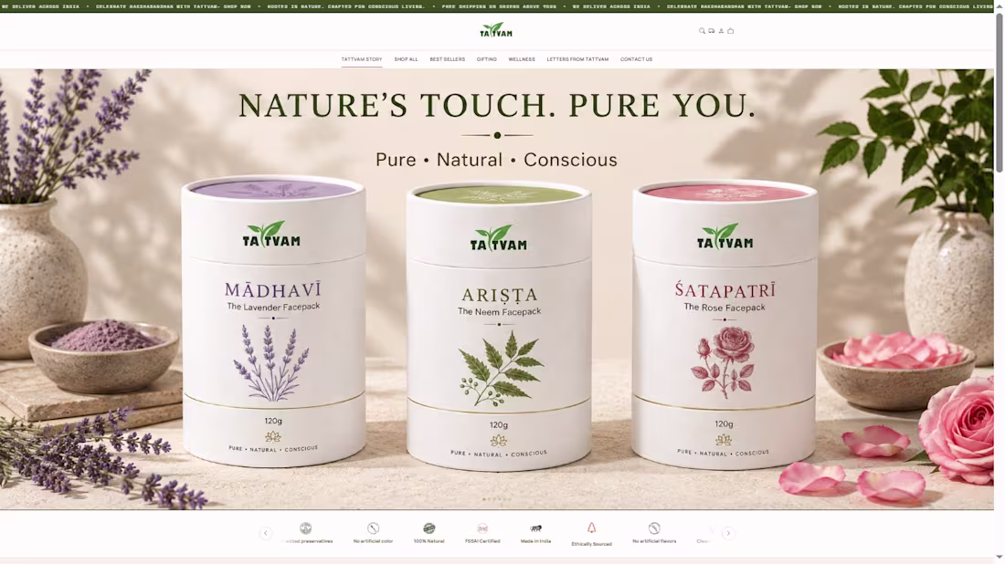 Cover image for Tattvam — E-Commerce Platform