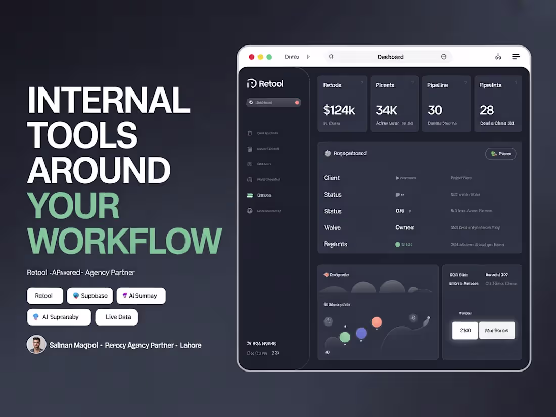 Cover image for Custom Internal Tool (AI-Powered)