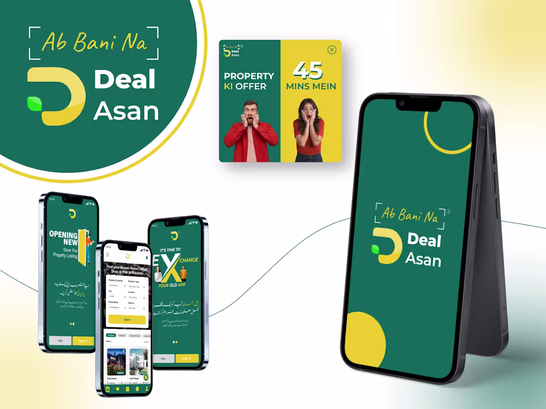 Cover image for Deal Asan - Real Estate Mobile App & Admin Panel