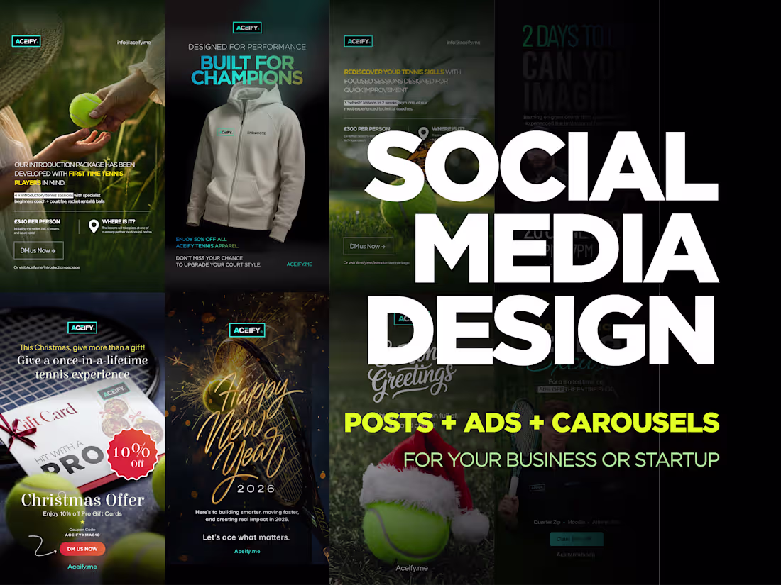 Cover image for Social Media Ads & Marketing Creatives
