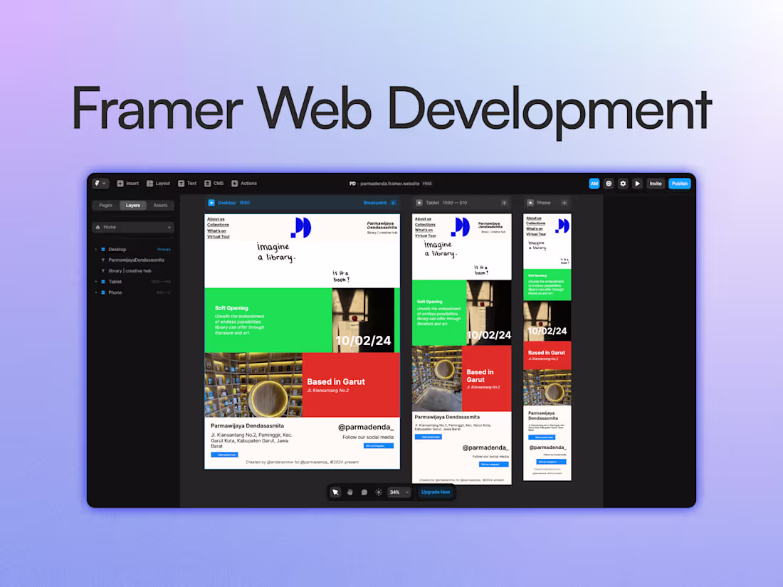 Cover image for Framer Website Development