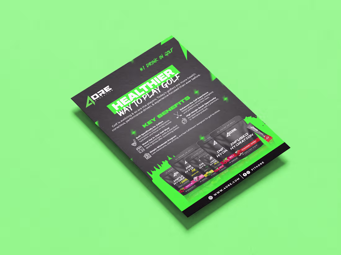 Cover image for Health Flyer Design | Modern Flyer Design | Hydration Drink ...