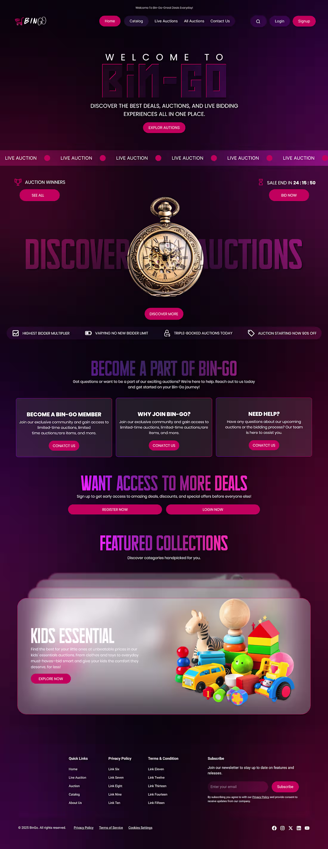 Cover image for Landing Page Figma