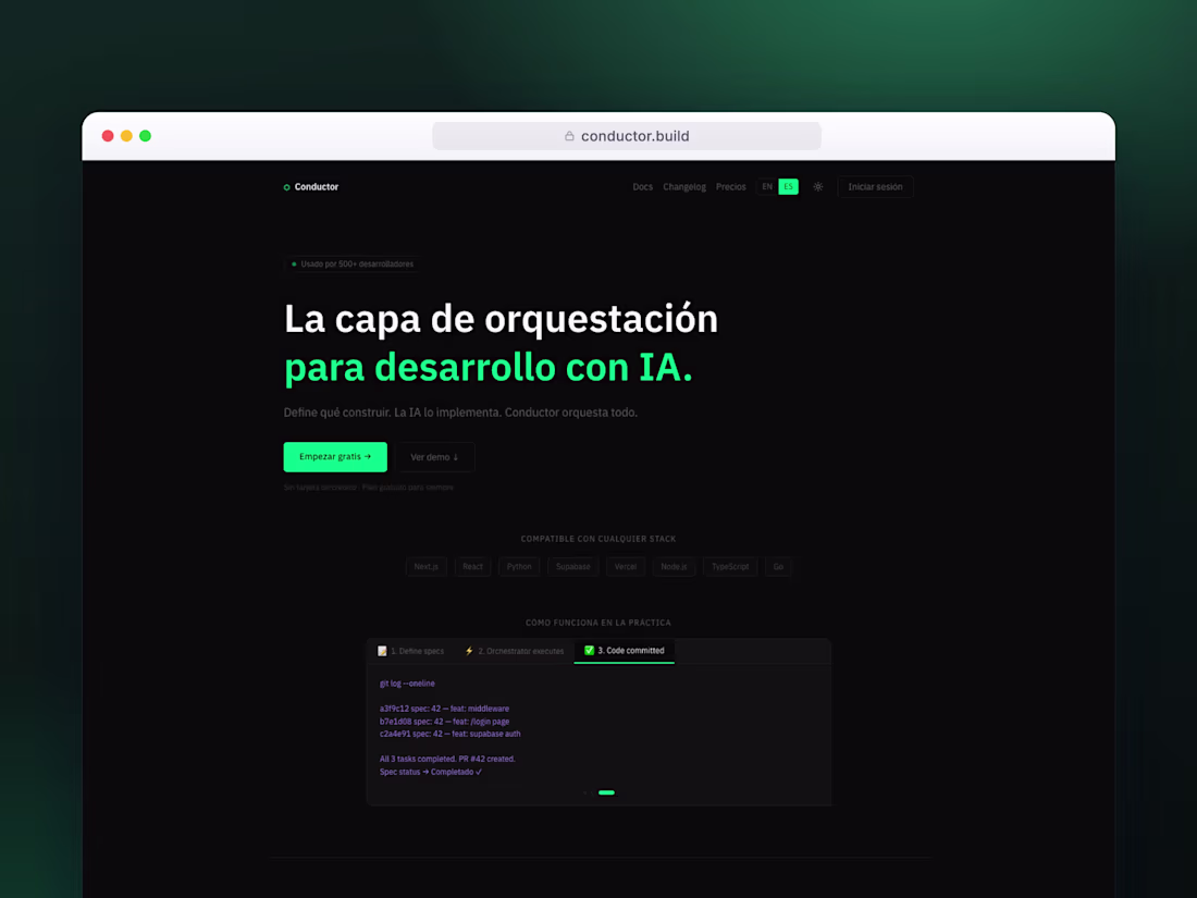 Cover image for Conductor — orchestration layer for AI-powered development
