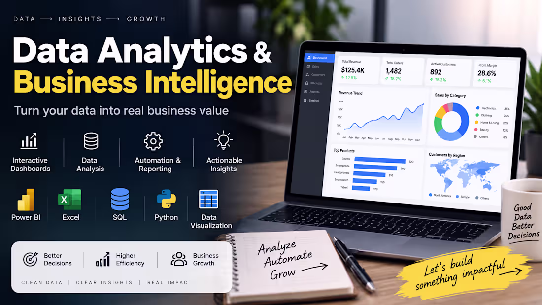 Cover image for End-to-End Data Analytics & Business Intelligence Solution