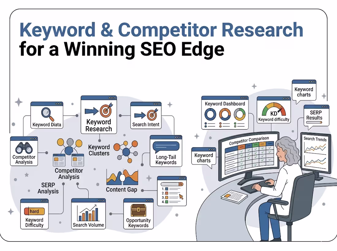 Cover image for Keyword & Competitor Research for a Winning SEO Edge