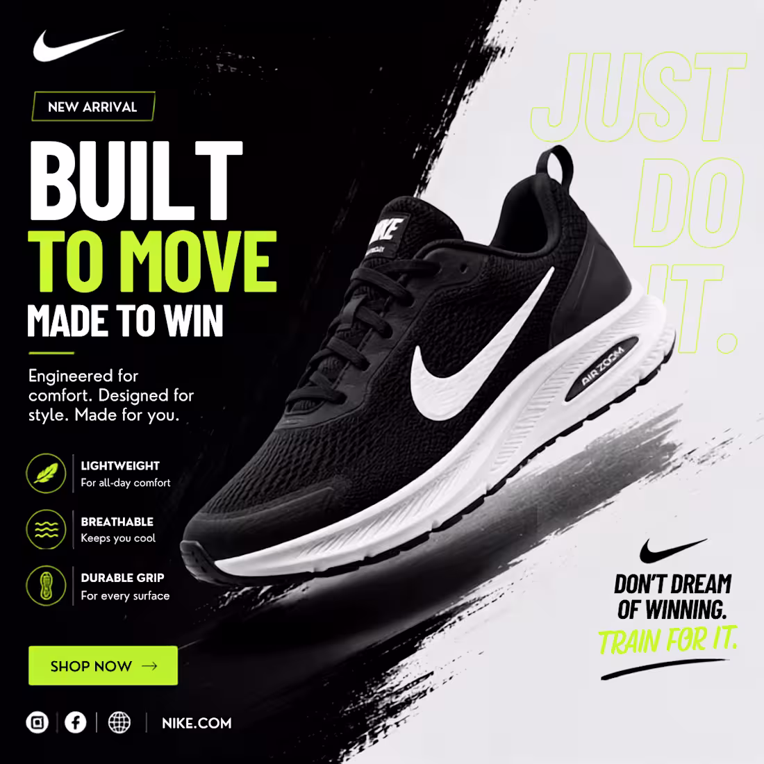 Cover image for Nike Air Zoom 
Conceptual social