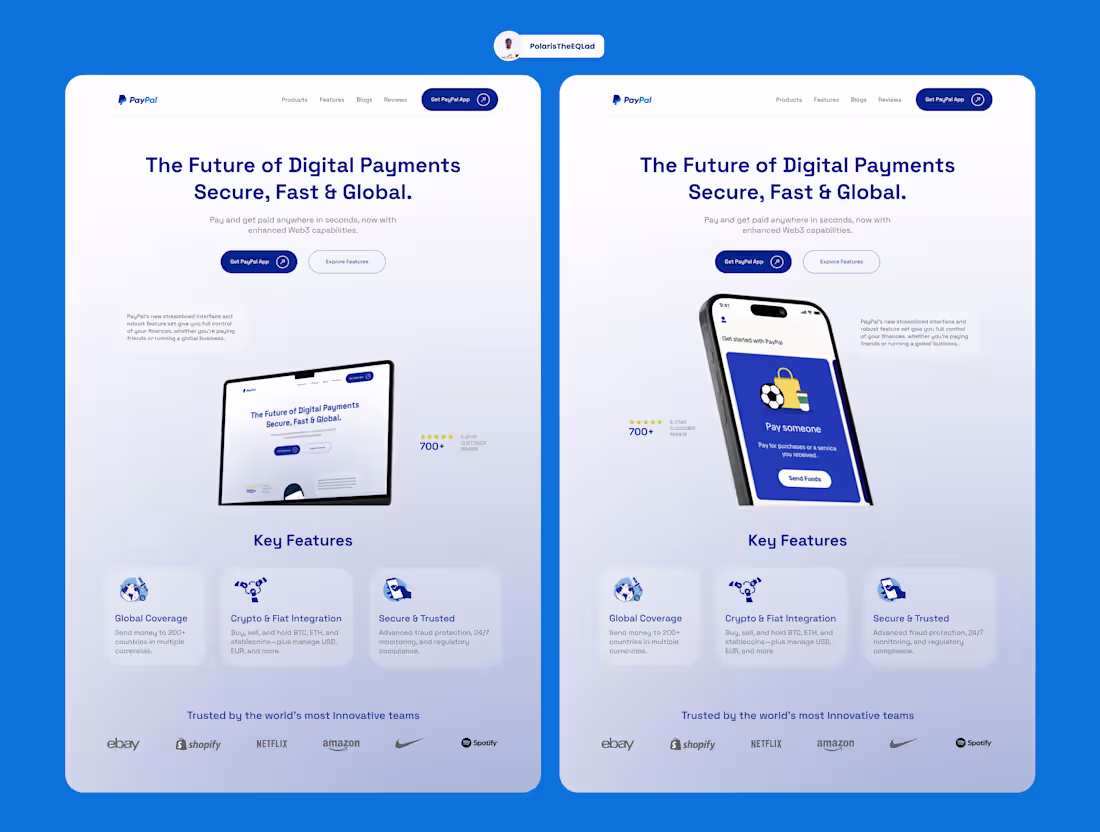 Cover image for PayPal Web3 Interface Conceptual Design