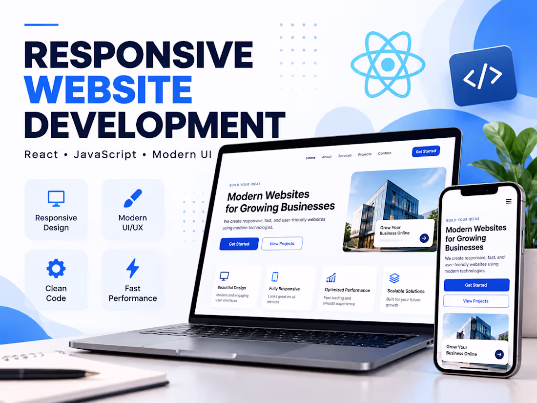 Cover image for Responsive Website Development with React