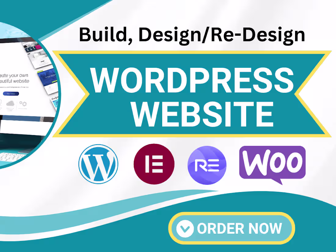 Cover image for I will design any type of WordPress website for you