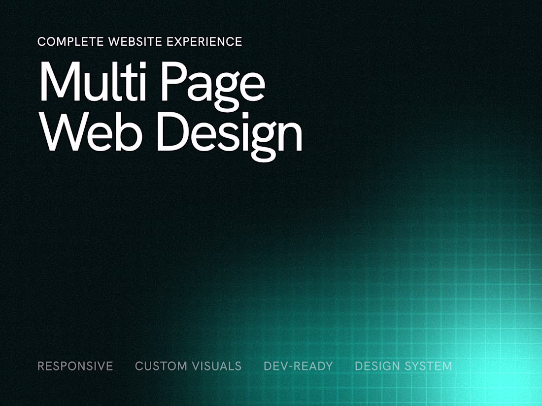 Cover image for Multi Page Website Design