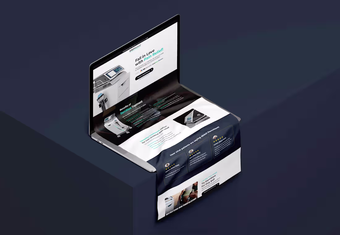 Cover image for Therapy Landing Page