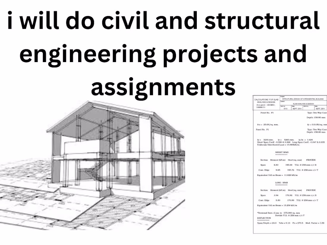 Cover image for i will do your civil and structure engineering projects